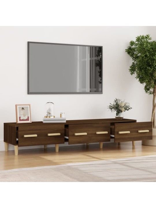 TV skříňka hnědý dub 150 x 34,5 x 30 cm kompozitní dřevo