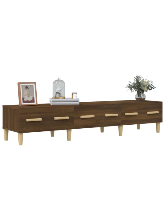 TV skříňka hnědý dub 150 x 34,5 x 30 cm kompozitní dřevo