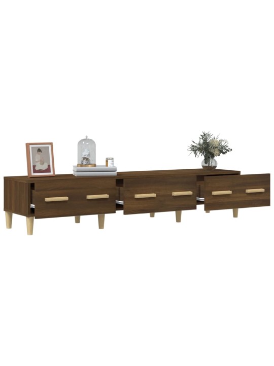 TV skříňka hnědý dub 150 x 34,5 x 30 cm kompozitní dřevo