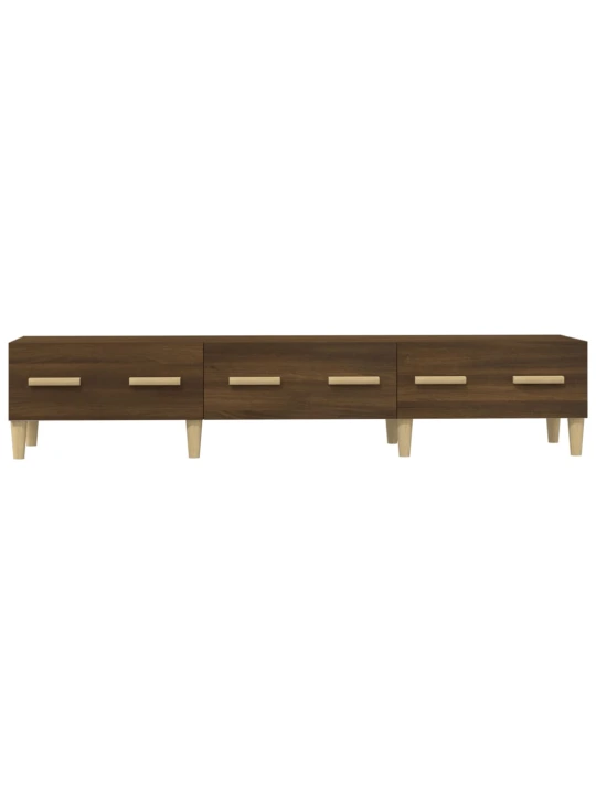 TV skříňka hnědý dub 150 x 34,5 x 30 cm kompozitní dřevo