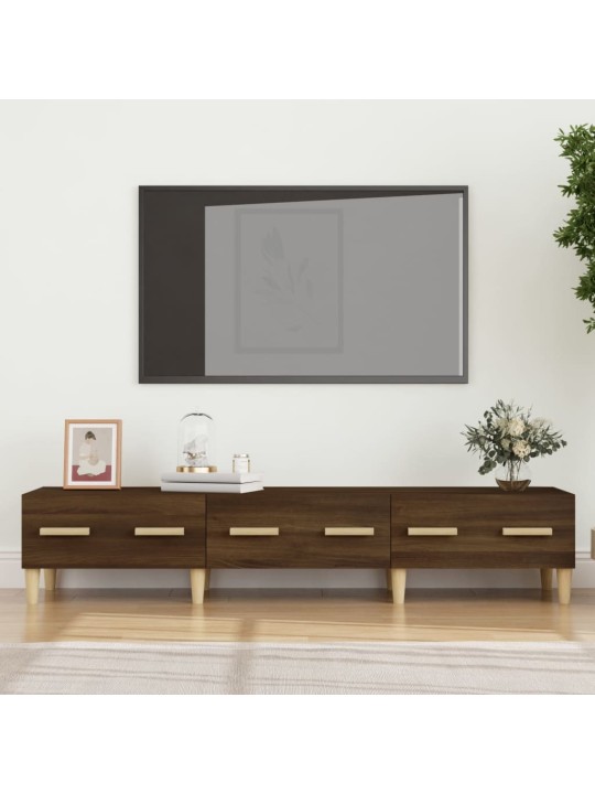 TV skříňka hnědý dub 150 x 34,5 x 30 cm kompozitní dřevo