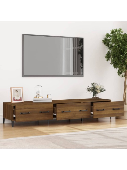 TV skříňka hnědý dub 150 x 34,5 x 30 cm kompozitní dřevo