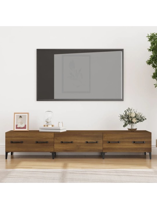 TV skříňka hnědý dub 150 x 34,5 x 30 cm kompozitní dřevo