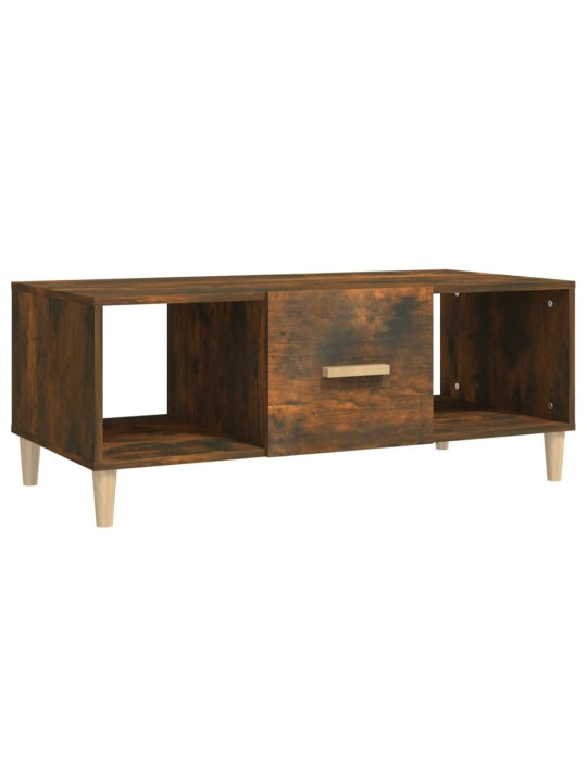 Konferenční stolek kouřový dub 102x50x40 cm kompozitní dřevo