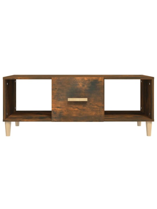 Konferenční stolek kouřový dub 102x50x40 cm kompozitní dřevo