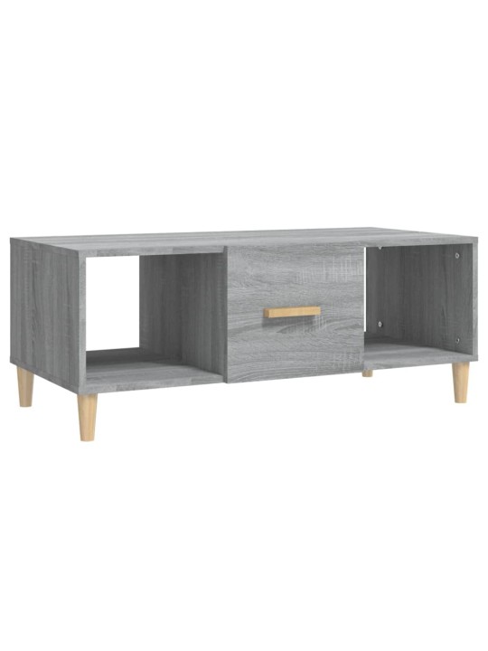 Konferenční stolek šedý sonoma 102x50x40 cm kompozitní dřevo