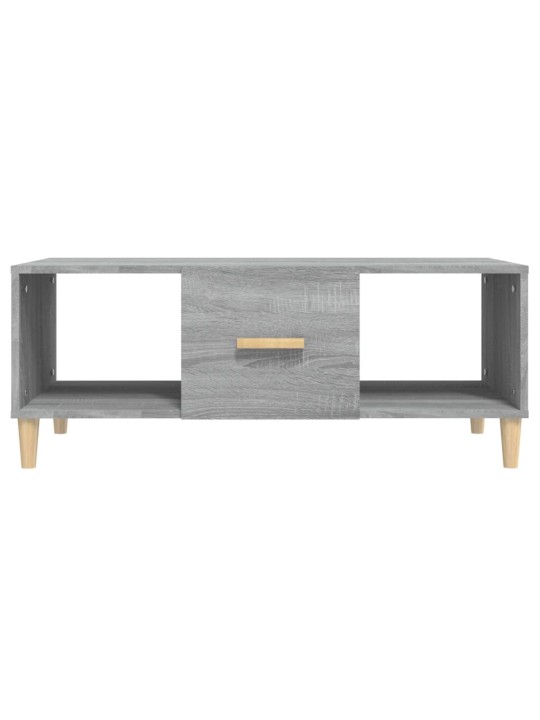 Konferenční stolek šedý sonoma 102x50x40 cm kompozitní dřevo