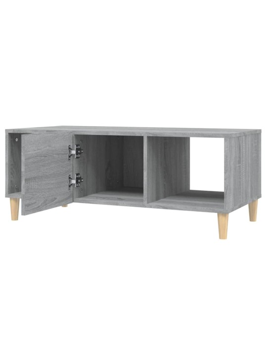 Konferenční stolek šedý sonoma 102x50x40 cm kompozitní dřevo