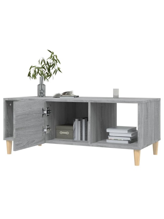 Konferenční stolek šedý sonoma 102x50x40 cm kompozitní dřevo