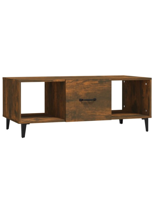 Konferenční stolek kouřový dub 102x50x40 cm kompozitní dřevo