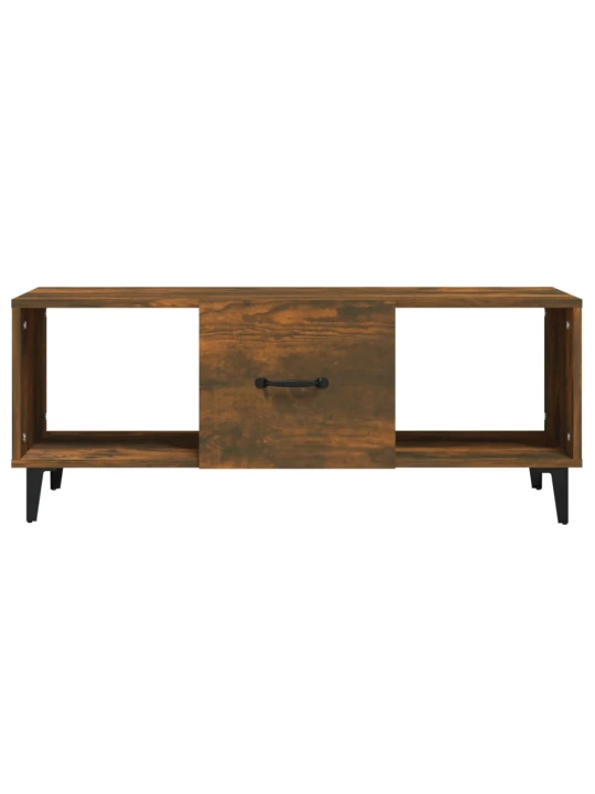 Konferenční stolek kouřový dub 102x50x40 cm kompozitní dřevo