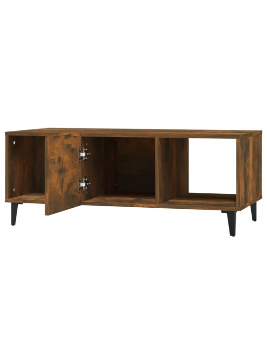 Konferenční stolek kouřový dub 102x50x40 cm kompozitní dřevo