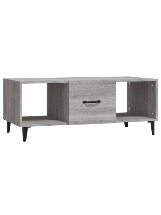 Konferenční stolek šedý sonoma 102x50x40 cm kompozitní dřevo