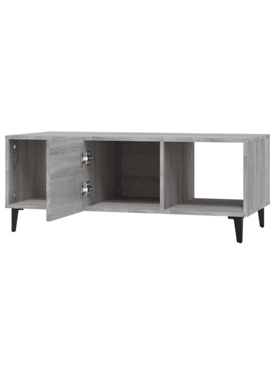 Konferenční stolek šedý sonoma 102x50x40 cm kompozitní dřevo