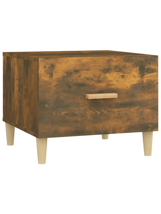 Konferenční stolky 2 ks kouřový dub 50x50x40cm kompozitní dřevo