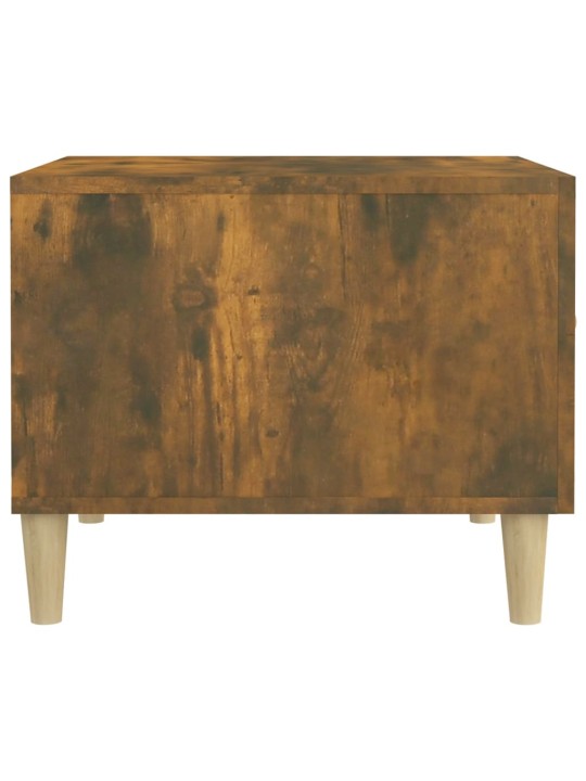 Konferenční stolky 2 ks kouřový dub 50x50x40cm kompozitní dřevo