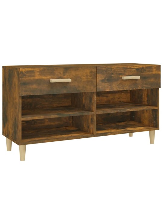 Botník kouřový dub 102 x 35 x 55 cm kompozitní dřevo