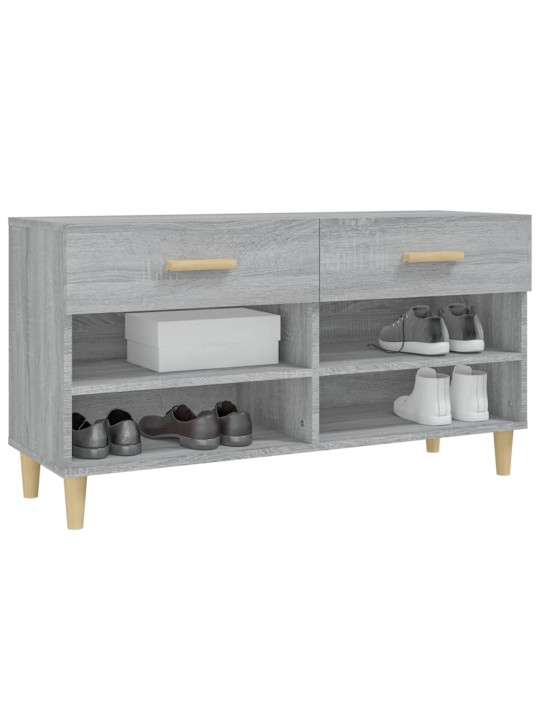 Botník šedý sonoma 102 x 35 x 55 cm kompozitní dřevo