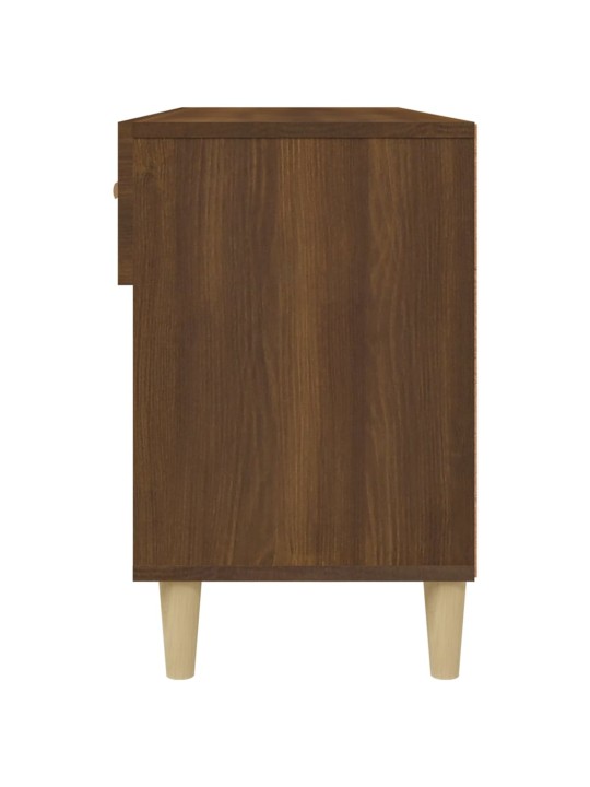 Botník hnědý dub 102 x 35 x 55 cm kompozitní dřevo