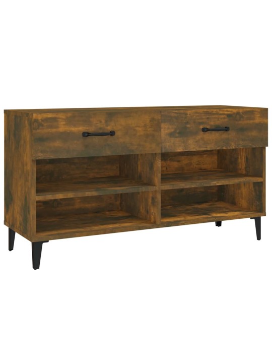 Botník kouřový dub 102 x 35 x 55 cm kompozitní dřevo
