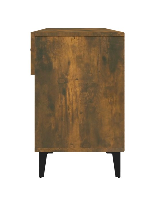 Botník kouřový dub 102 x 35 x 55 cm kompozitní dřevo
