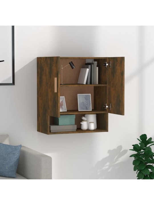 Nástěnná skříňka kouřový dub 60 x 31 x 70 cm kompozitní dřevo
