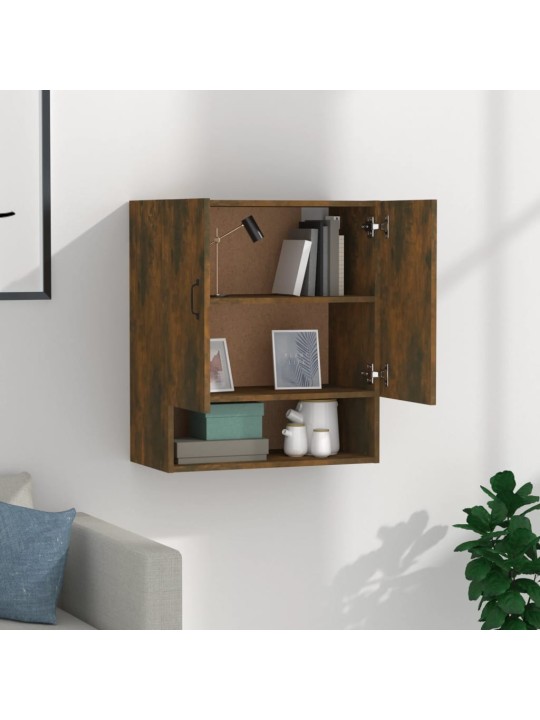 Nástěnná skříňka kouřový dub 60 x 31 x 70 cm kompozitní dřevo