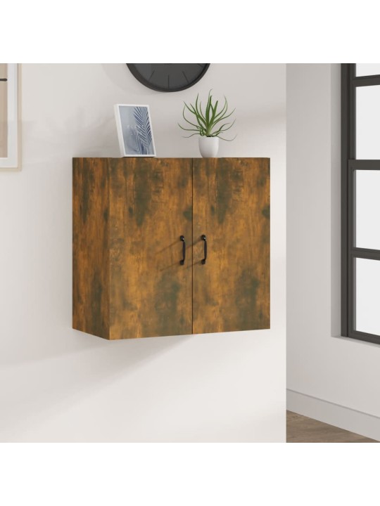 Nástěnná skříňka kouřový dub 60 x 31 x 60 cm kompozitní dřevo