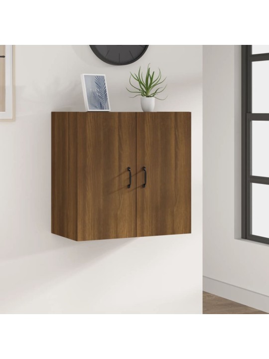 Nástěnná skříňka hnědý dub 60 x 31 x 60 cm kompozitní dřevo