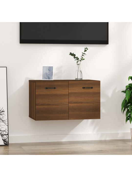 Nástěnná skříňka hnědý dub 60 x 36,5 x 35 cm kompozitní dřevo