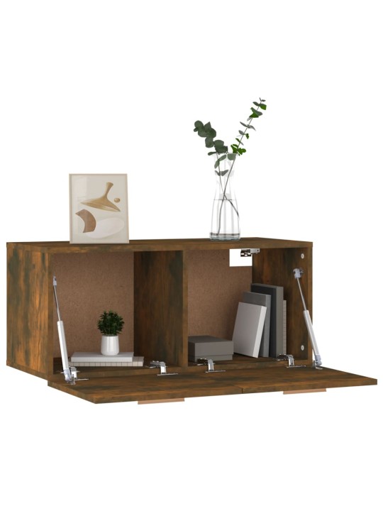 Nástěnná skříňka kouřový dub 80 x 35 x 36,5 cm kompozitní dřevo