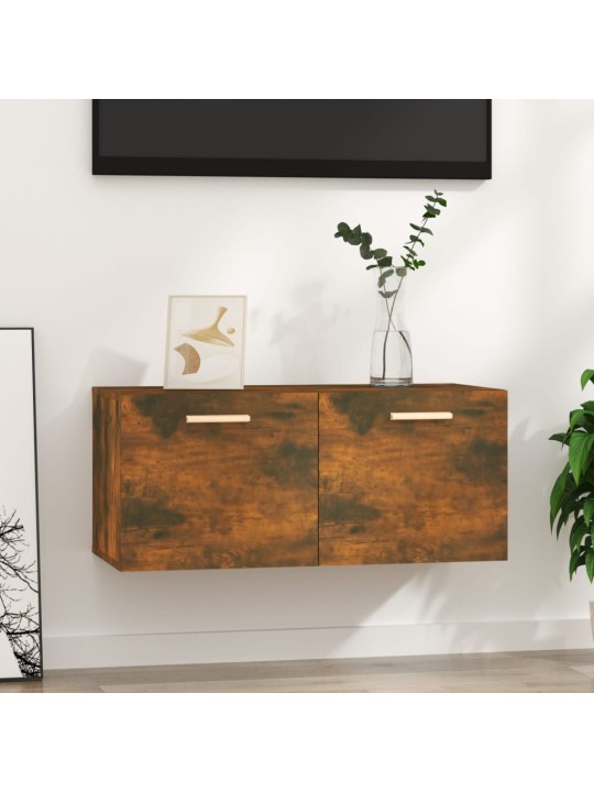 Nástěnná skříňka kouřový dub 80 x 35 x 36,5 cm kompozitní dřevo