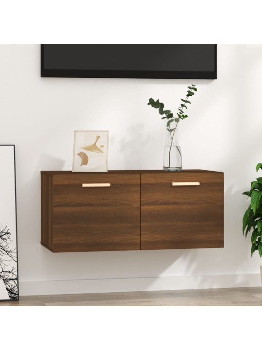Nástěnné skříňka hnědý dub 80x35x36,5 cm kompozitní dřevo
