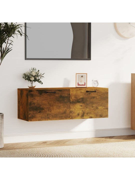 Nástěnná skříňka kouřový dub 100x36,5x35 cm kompozitní dřevo