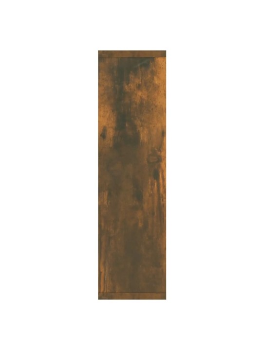 Zrcadlová skříňka s LED kouřový dub 76 x 15 x 55 cm