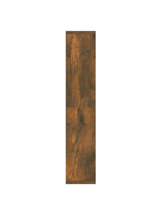 Zrcadlová skříňka s LED kouřový dub 91 x 15 x 76,5 cm
