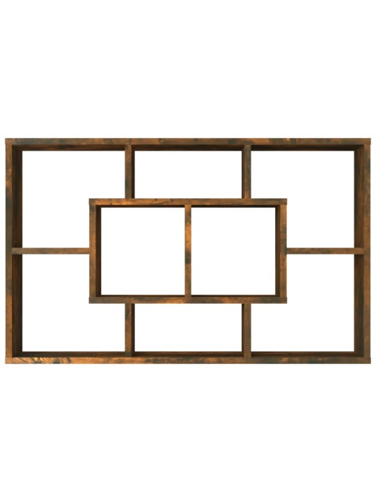 Nástěnná police kouřový dub 85 x 16 x 52,5 cm kompozitní dřevo