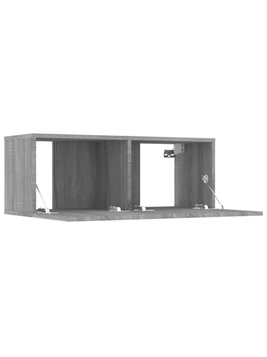 TV skříňky 2 ks šedé sonoma 80 x 30 x 30 cm kompozitní dřevo