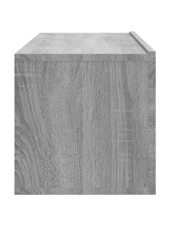 Nástěnné TV skříňky 2 ks šedé sonoma 100 x 30 x 30 cm kompozit
