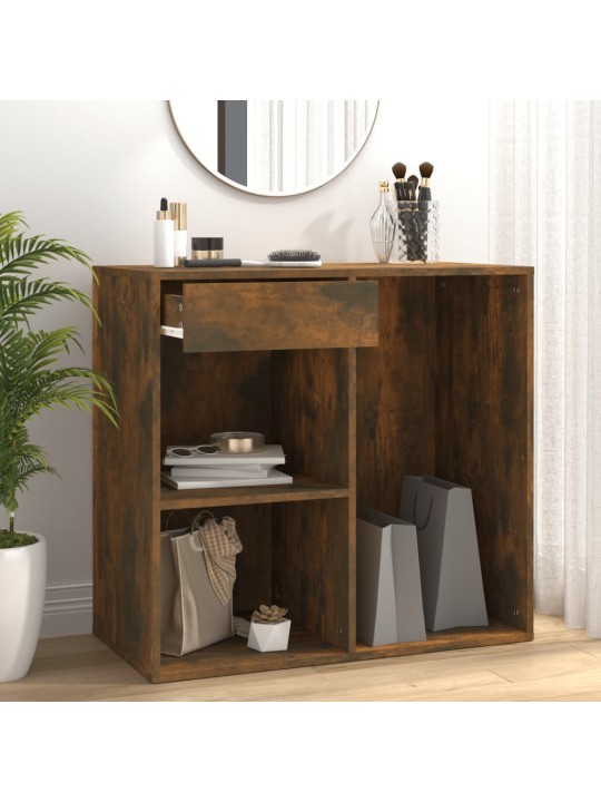 Kosmetická skříňka kouřový dub 80 x 40 x 75 cm kompozitní dřevo