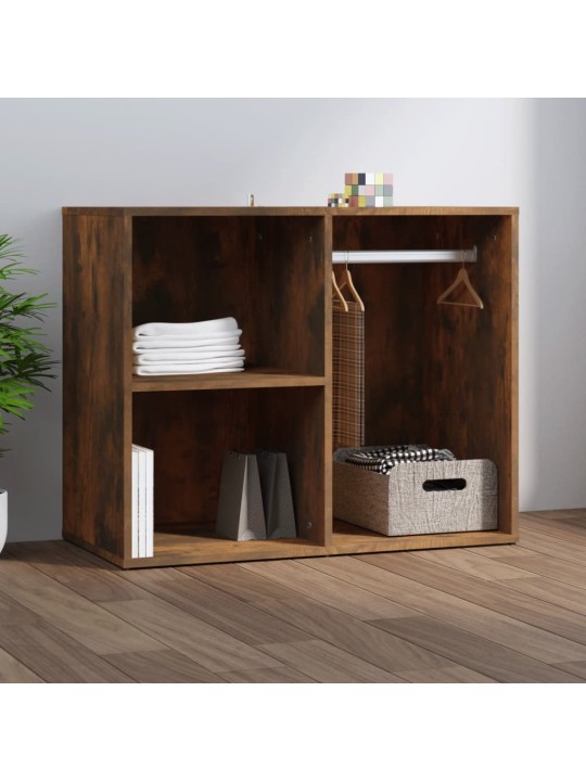 Toaletní skříňka kouřový dub 80 x 40 x 65 cm kompozitní dřevo