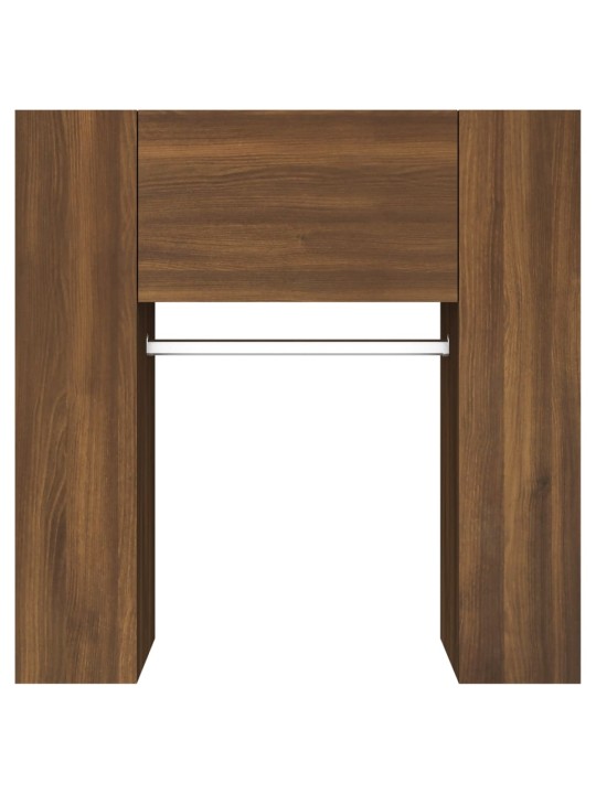 Skříň do předsíně hnědý dub 97,5x37x99 cm kompozitní dřevo