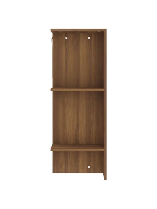 Skříň do předsíně hnědý dub 97,5x37x99 cm kompozitní dřevo