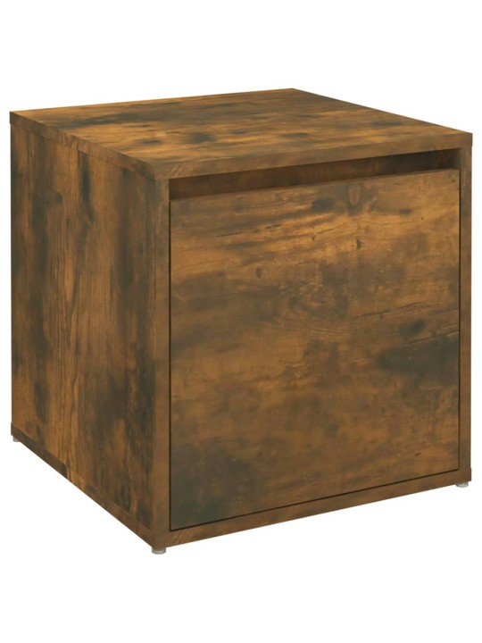 Úložný box se zásuvkou kouřový dub 40,5 x 40 x 40 cm kompozit
