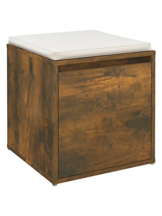 Úložný box se zásuvkou kouřový dub 40,5 x 40 x 40 cm kompozit