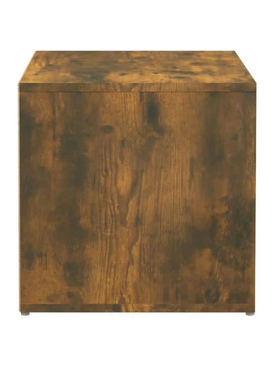 Úložný box se zásuvkou kouřový dub 40,5 x 40 x 40 cm kompozit