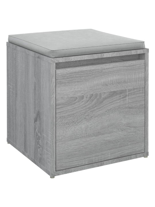 Úložný box se zásuvkou šedý sonoma 40,5 x 40 x 40 cm kompozit