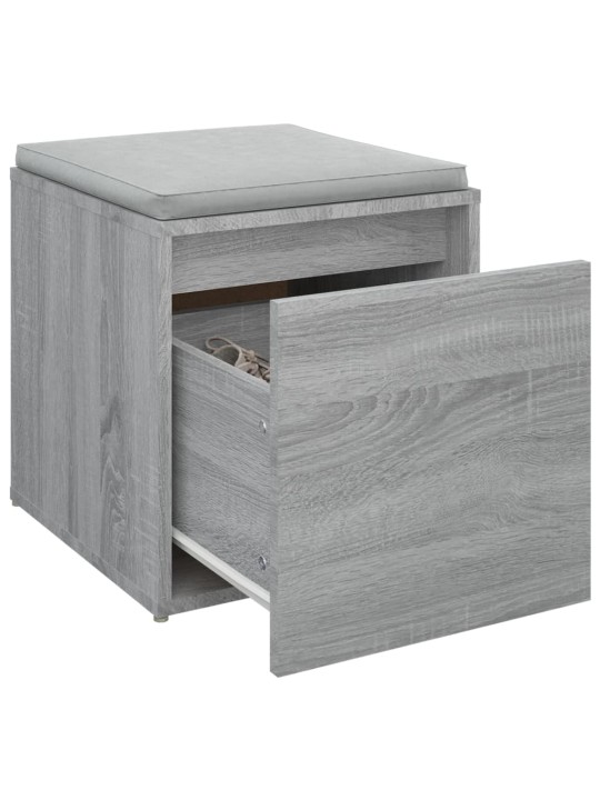 Úložný box se zásuvkou šedý sonoma 40,5 x 40 x 40 cm kompozit
