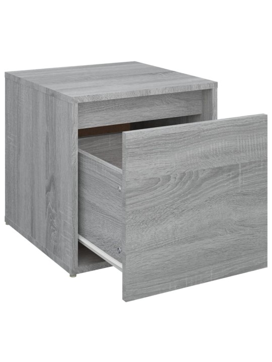 Úložný box se zásuvkou šedý sonoma 40,5 x 40 x 40 cm kompozit