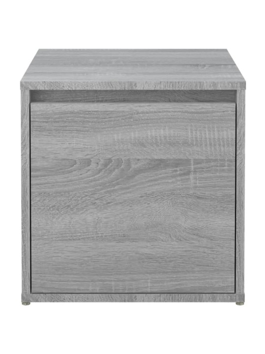 Úložný box se zásuvkou šedý sonoma 40,5 x 40 x 40 cm kompozit